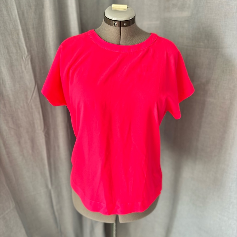 Banana Republic Neon Pink Short Sleeve Tee